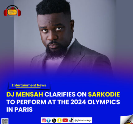 DJ Mensah clarifies on Sarkodie to perform at the 2024 Olympics in Paris